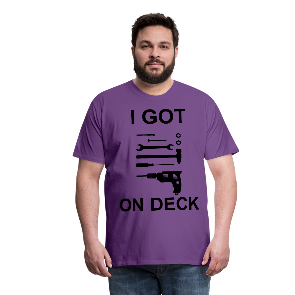I Got Tools On Deck Men's Organic T-Shirt - purple