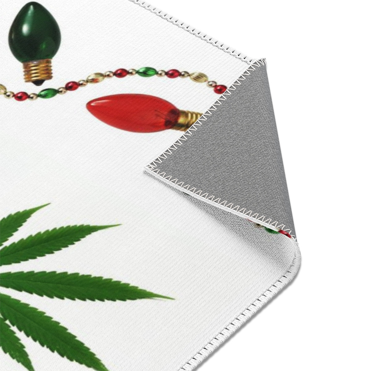 Cannabis Holiday Area Rugs