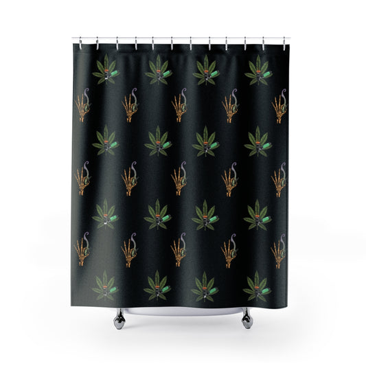 Pass That Cannabis Shower Curtain