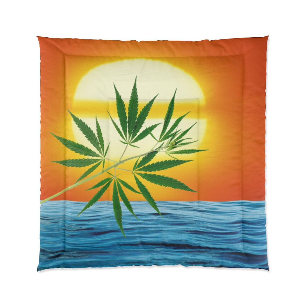 Un'alba Con La Cannabis Comforter