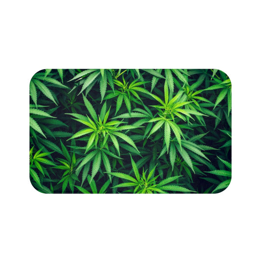 My Cannabis Custom Designed Shower Mat. A Unique Cannabis Gift For Friends & Family. Cannabis Decor For Your Home.