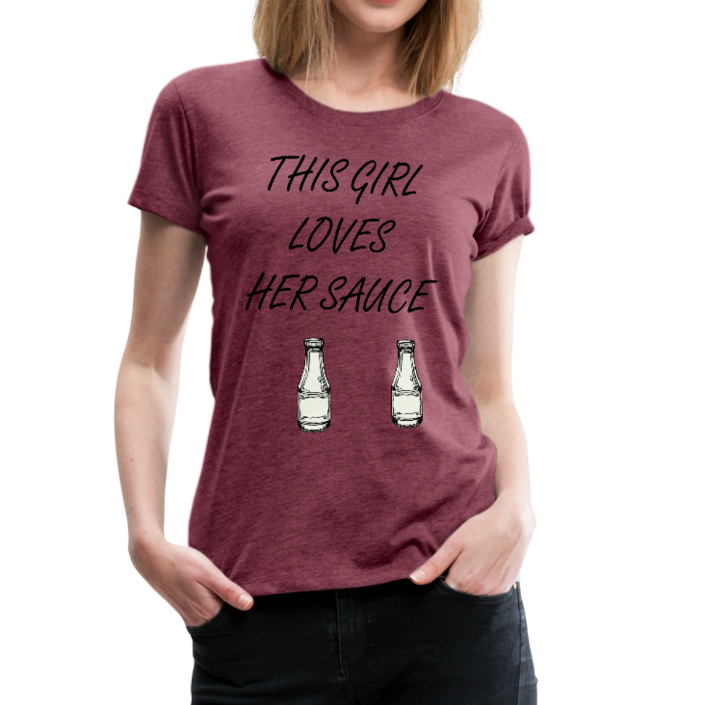 Women’s Premium T-Shirt - heather burgundy
