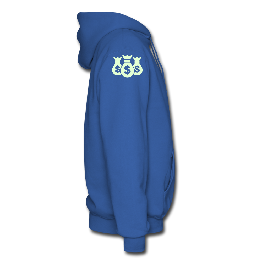 Stop Lacking And Start Stacking Money Men's Hoodie - royal blue