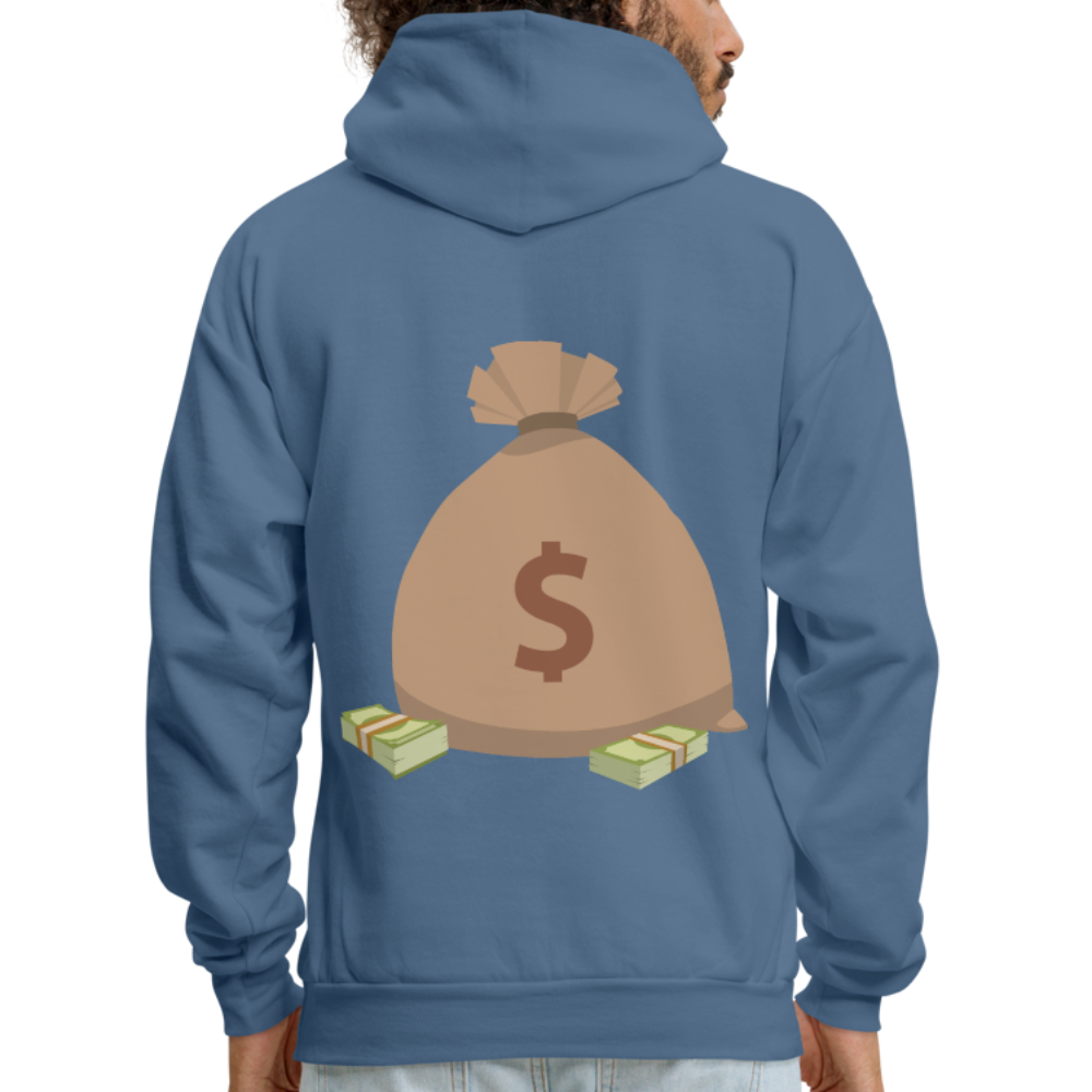 Stop Lacking And Start Stacking Money Men's Hoodie - denim blue