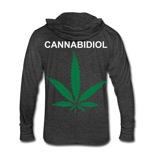 Anxiety Tri-Blend Hoodie Shirt - heather black