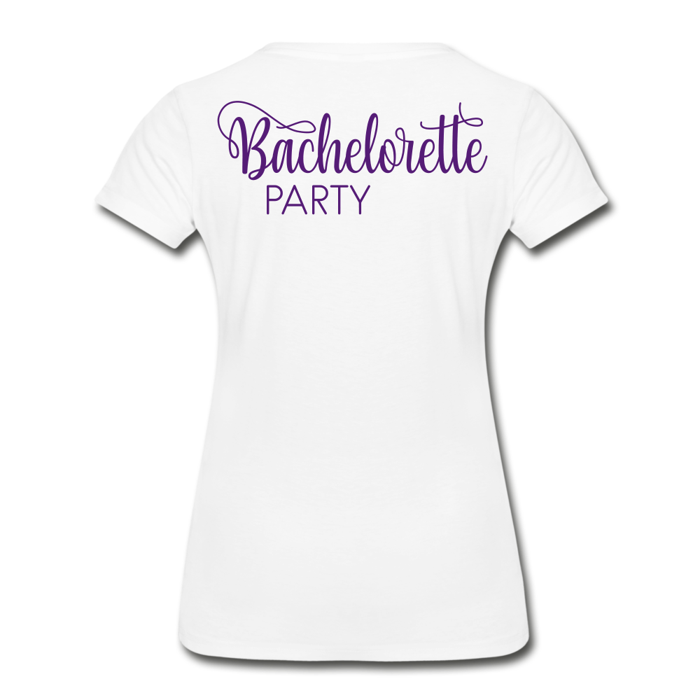 Bride Squad Women's Organic T-Shirt - white