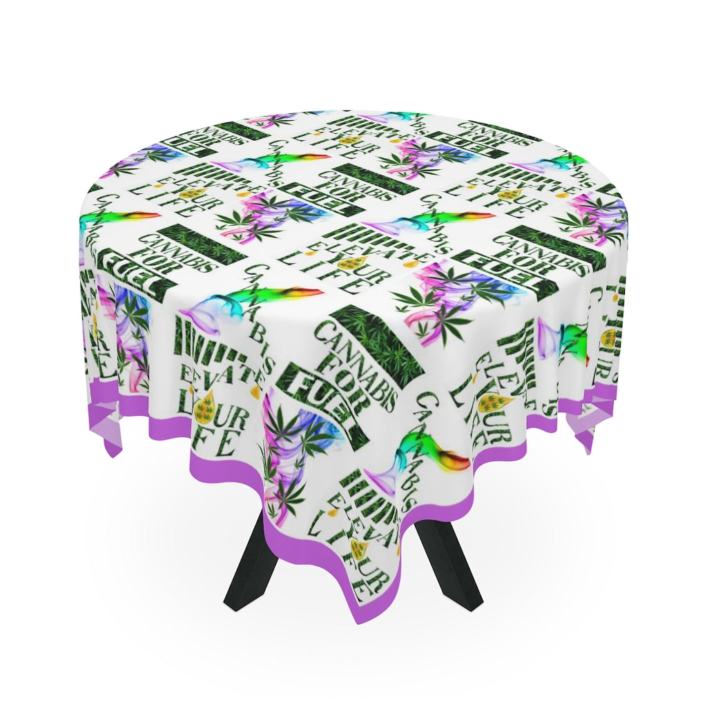Cannabis For Fuel Tablecloth