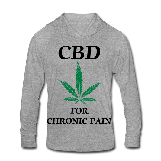 Unisex Tri-Blend Hoodie Shirt - heather gray