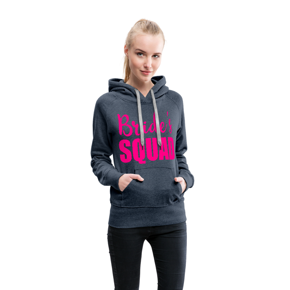 Bride Squad Women’s Premium Hoodie - heather denim