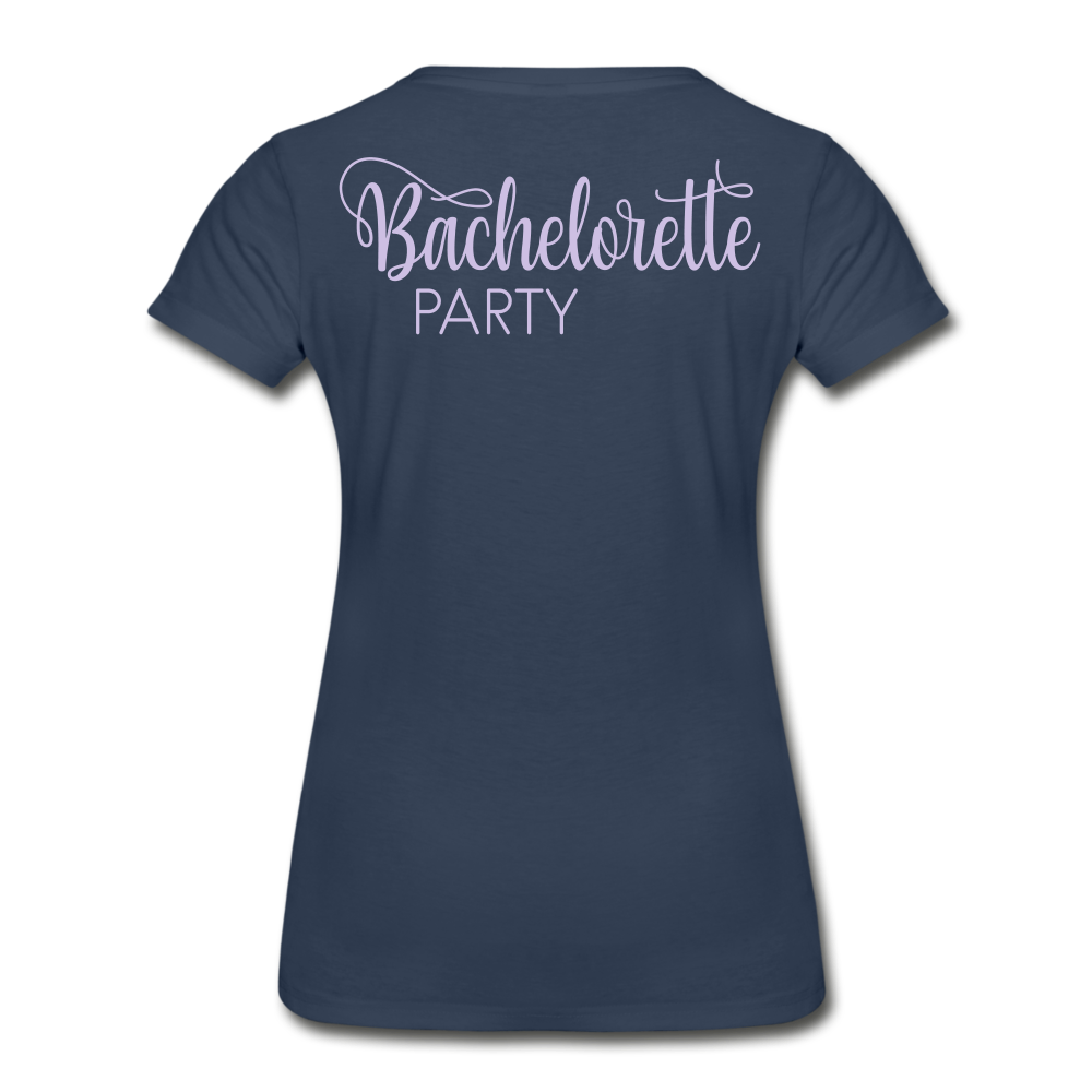 Bride Women's Organic T-Shirt Shirt. - navy