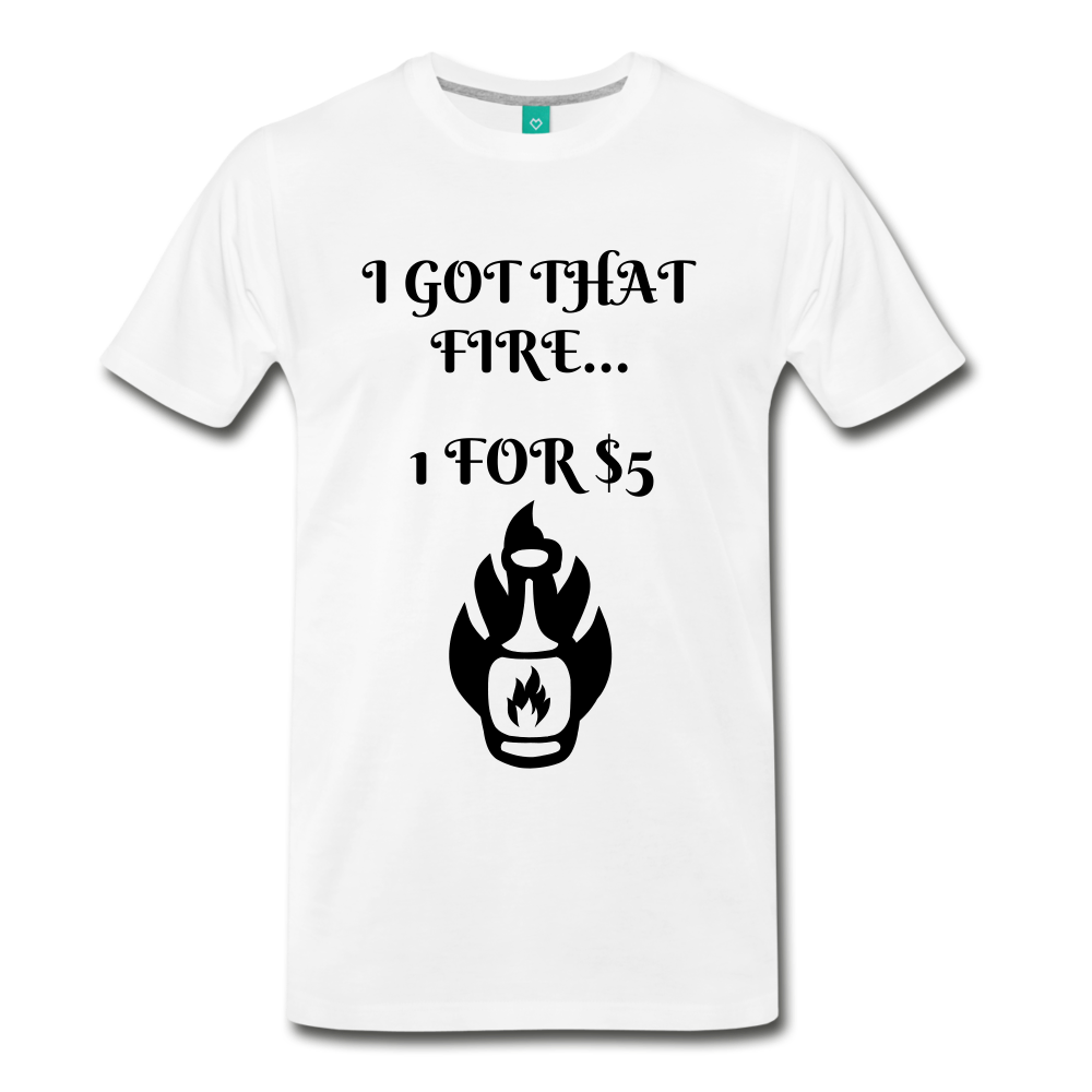 Men's Premium T-Shirt - white