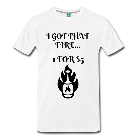 Men's Premium T-Shirt - white