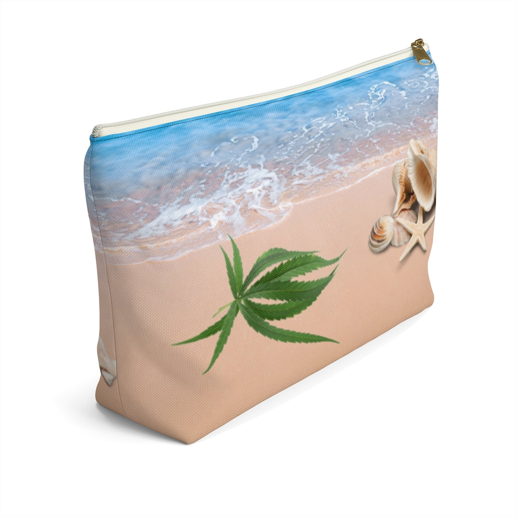 Cannabis On The Beach Accessory Pouch