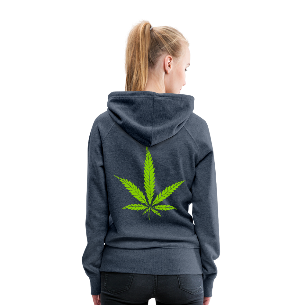 Team Sativa Women's Hoodie - heather denim