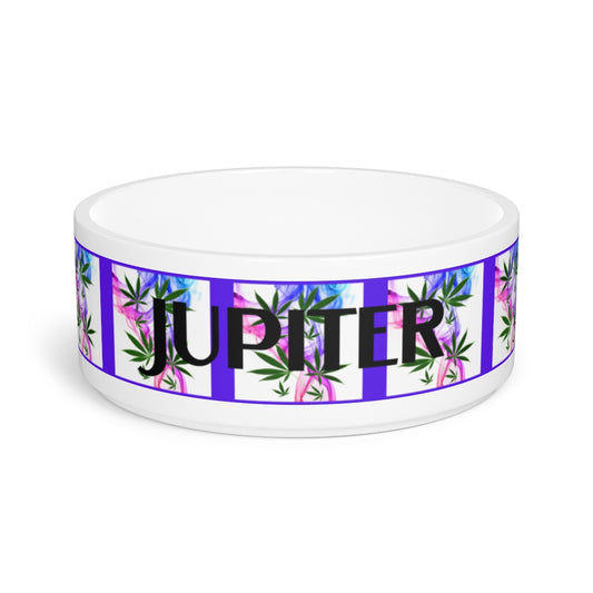 Customizable Cannabis Pet Bowl-Smoke Pretty Cannabis Pet Bowl