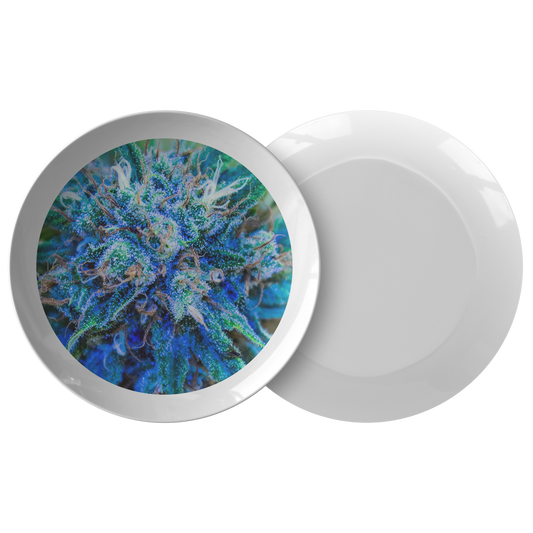 Catturare La Mia Attenzione Cannabis Plate- White
