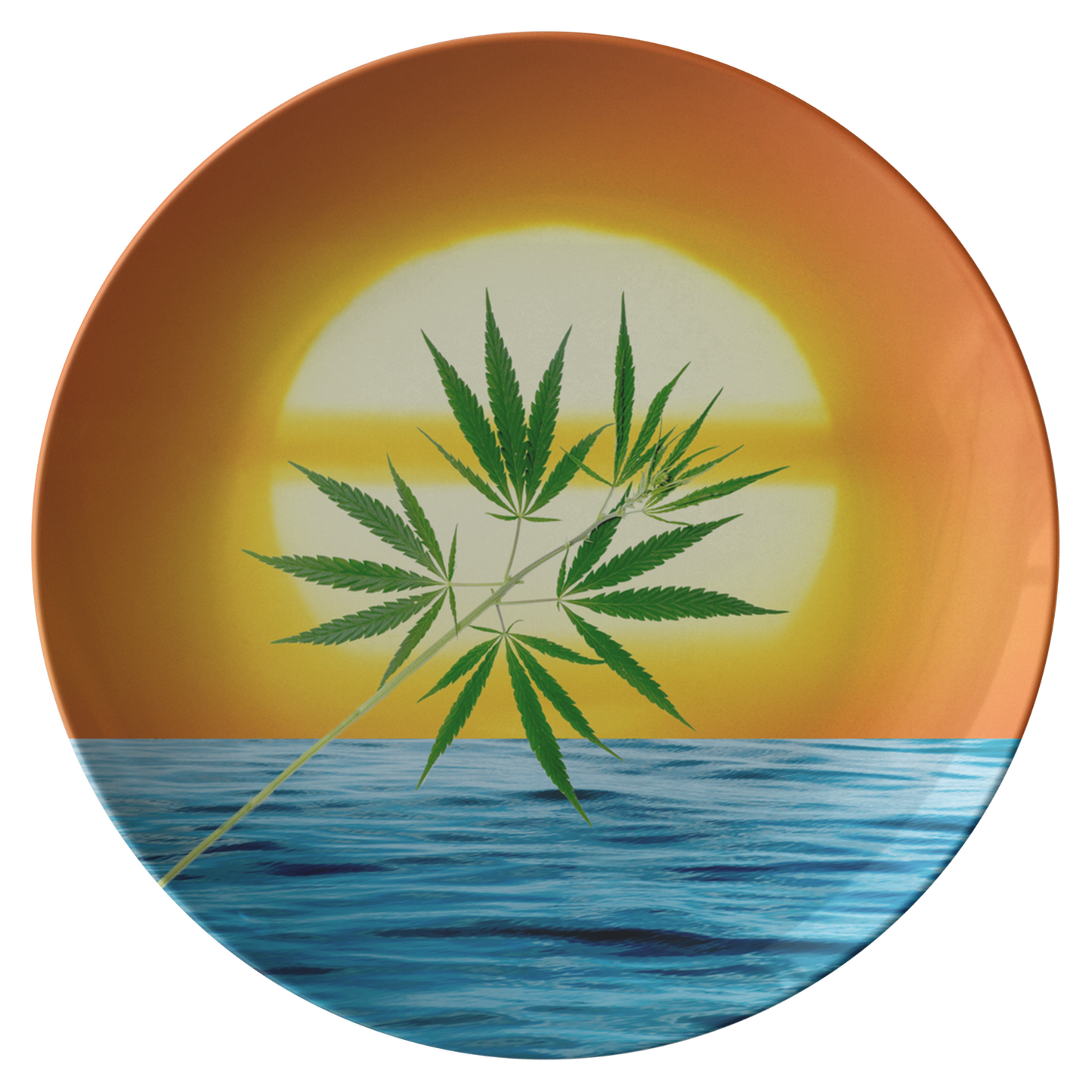 Un'alba Con Cannabis Plate