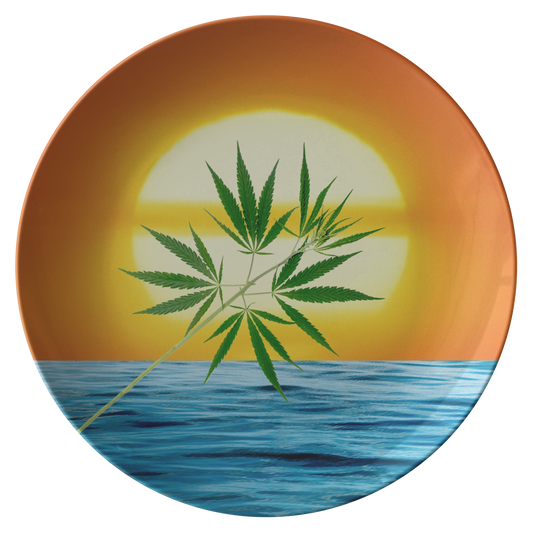 Un'alba Con Cannabis Plate