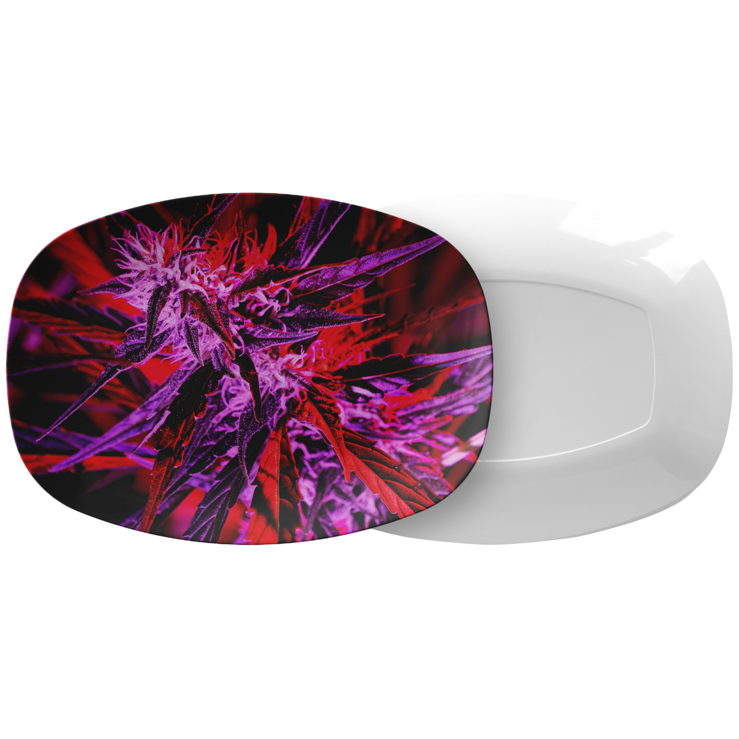 Into The Cannabis Galaxy Purple Platter