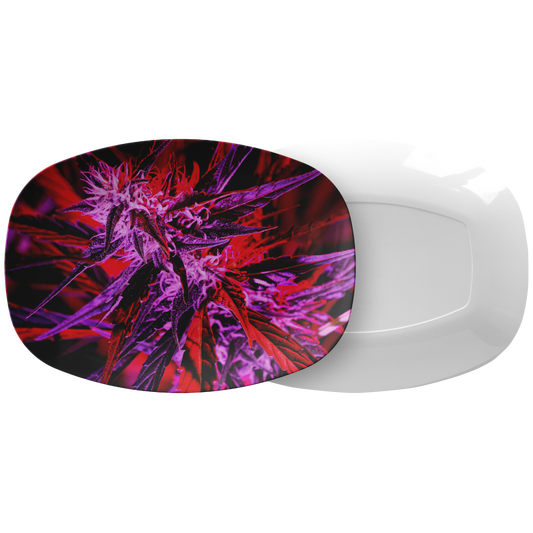 Into The Cannabis Galaxy Purple Platter