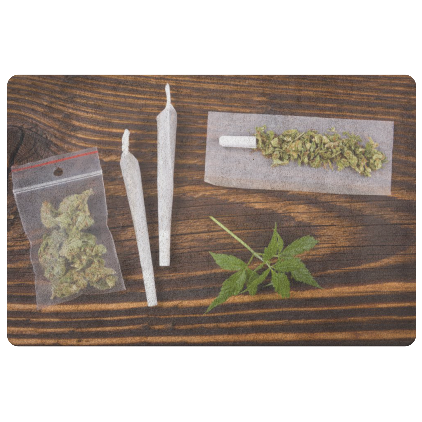 Roll Me One Cannabis Door Mat