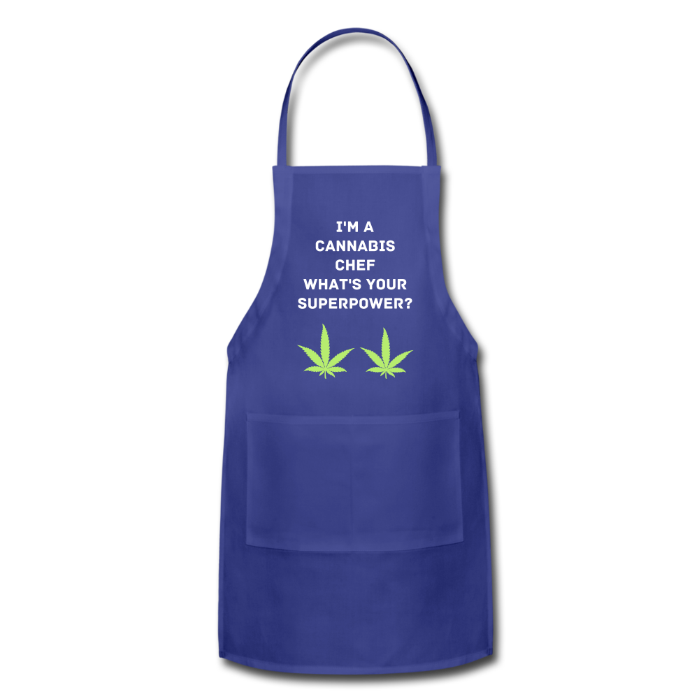 Adjustable Apron - royal blue