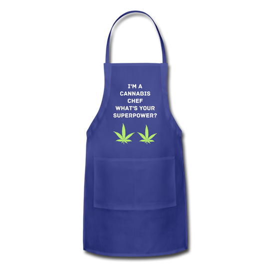 Adjustable Apron - royal blue