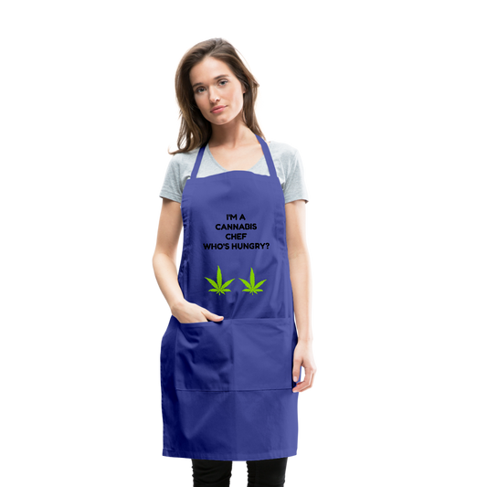 Adjustable Apron - royal blue