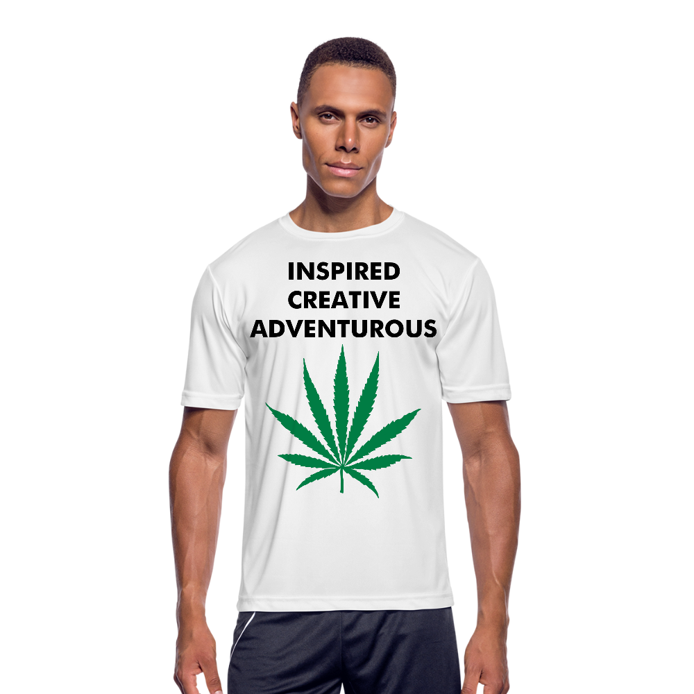 Men’s Moisture Wicking Performance T-Shirt - white