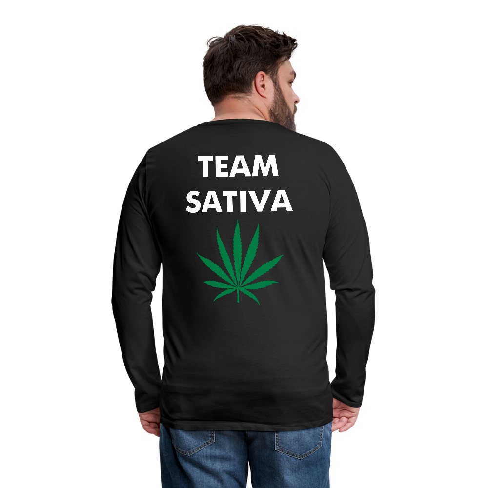 Team Sativa Men's Premium Long Sleeve T-Shirt - black