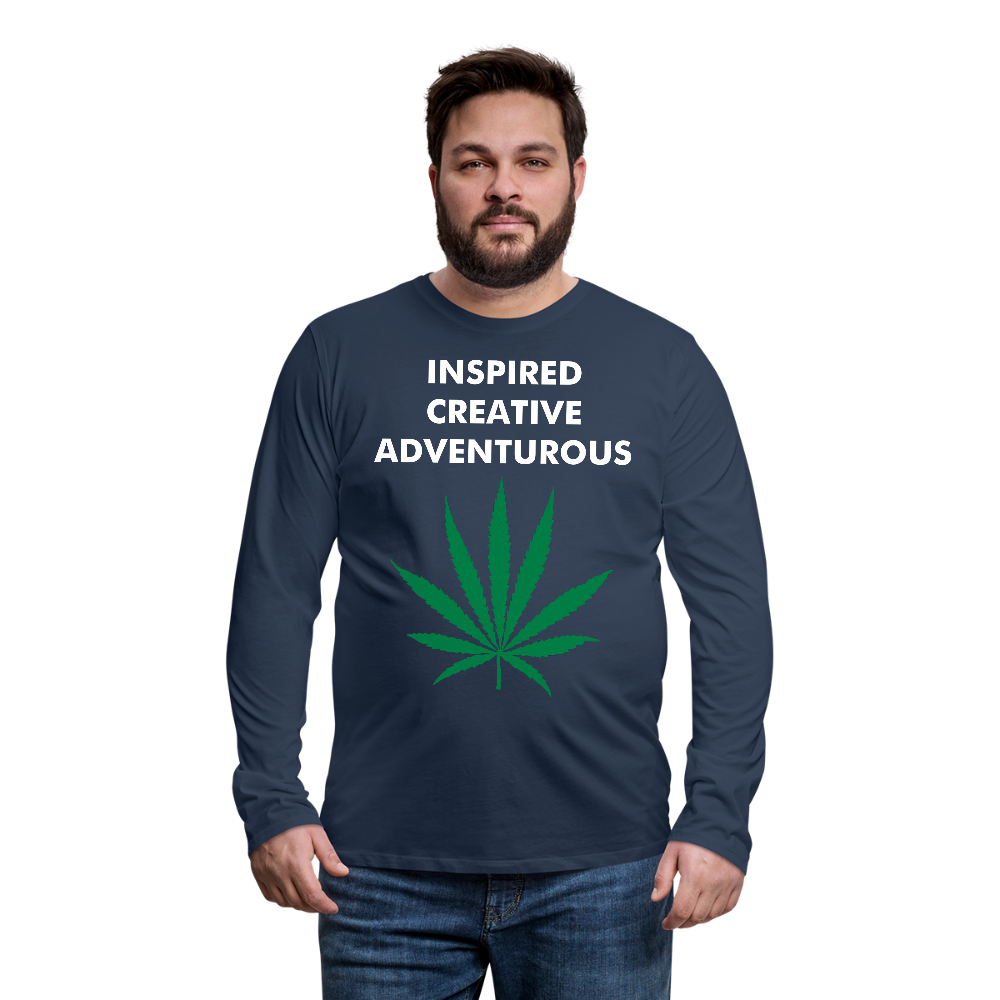 Team Sativa Men's Premium Long Sleeve T-Shirt - navy