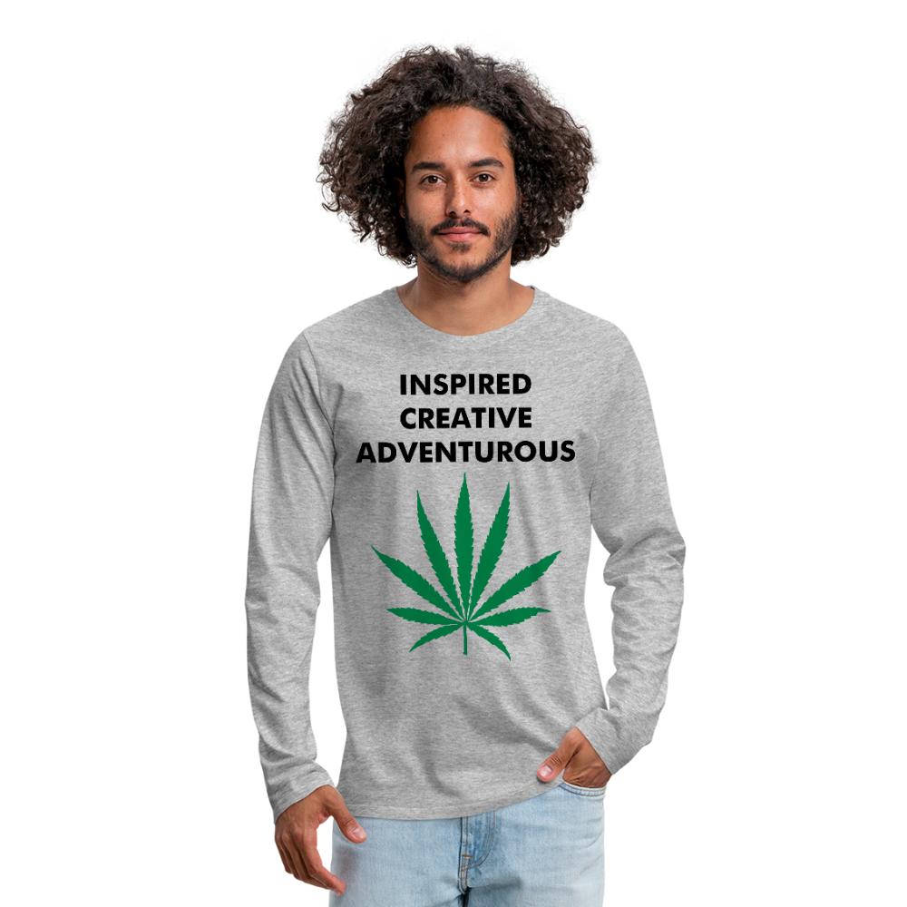 Men's Premium Long Sleeve T-Shirt - heather gray