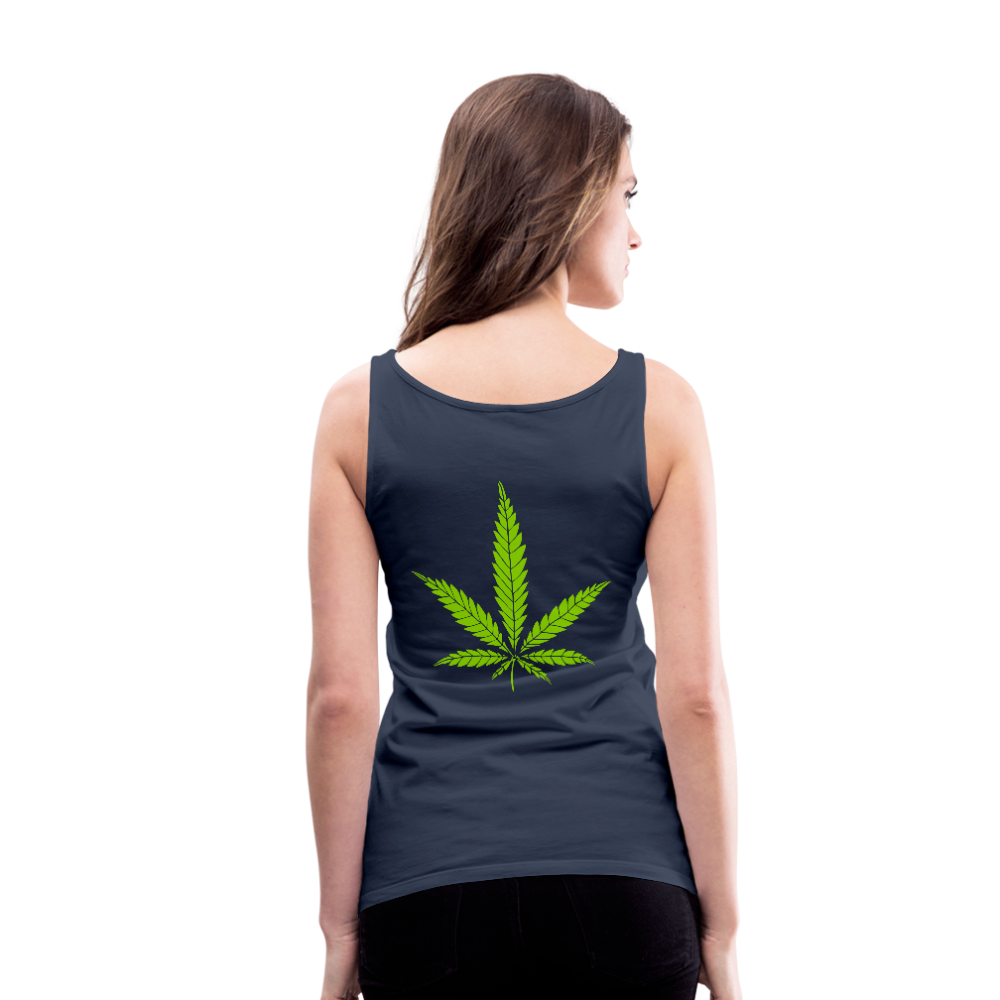 Mind Body Spirit Tank Top - navy