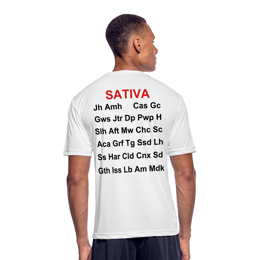 Get Active Men’s Moisture Wicking Performance T-Shirt - white