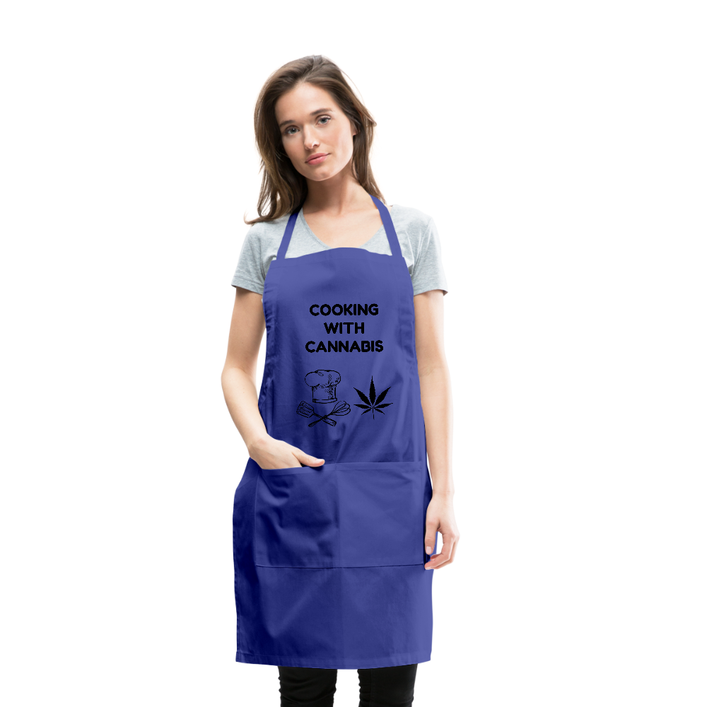 Adjustable Apron - royal blue