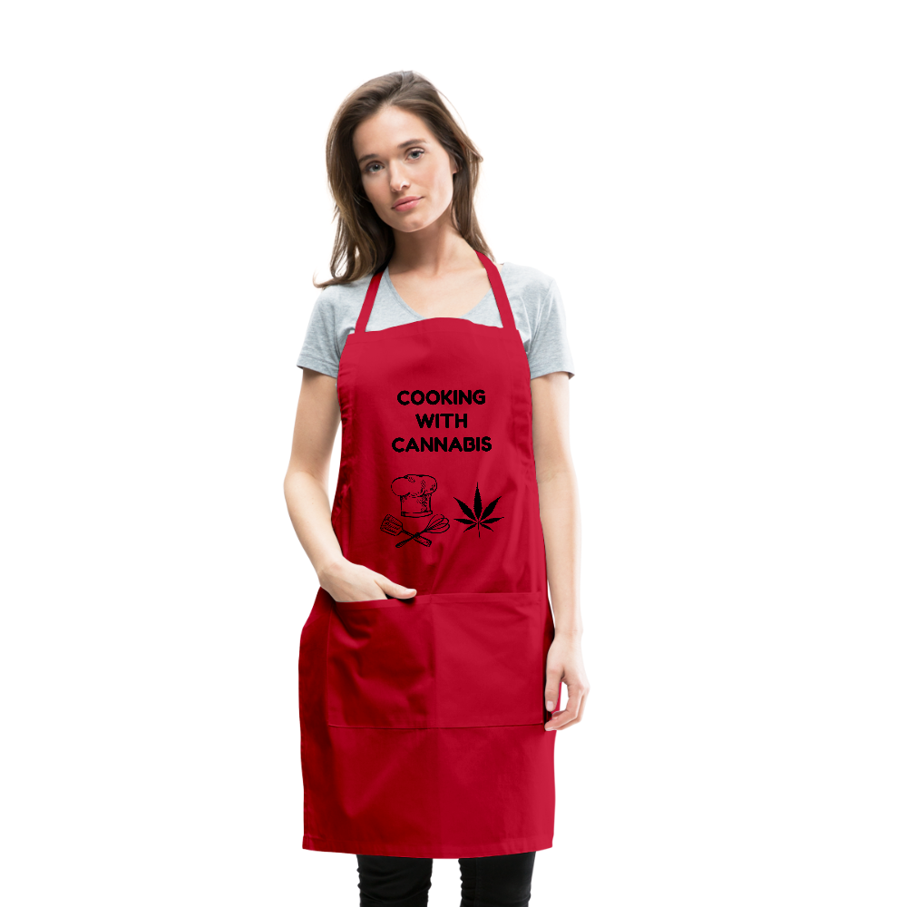 Adjustable Apron - red