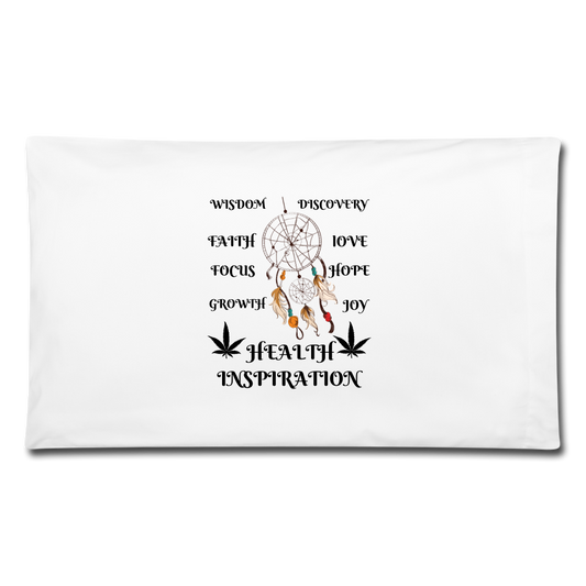 Inspirational Dream- Catcher Pillowcase 32'' x 20'' - white