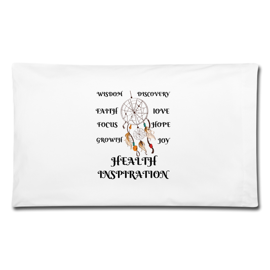 Inspirational Dream-catcher Pillowcase 32'' x 20'' - white