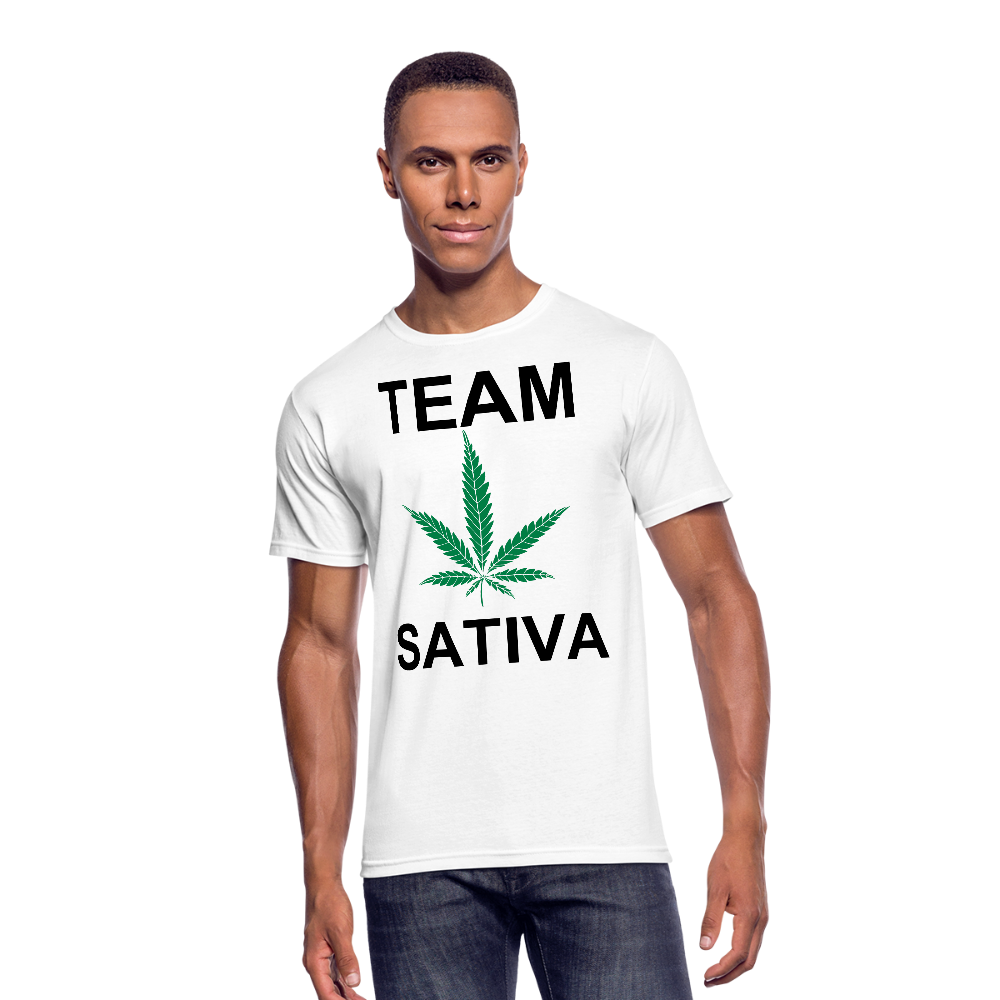 Team Sativa Men's Organic T-Shirt - white