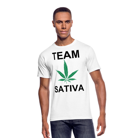 Team Sativa Men's Organic T-Shirt - white
