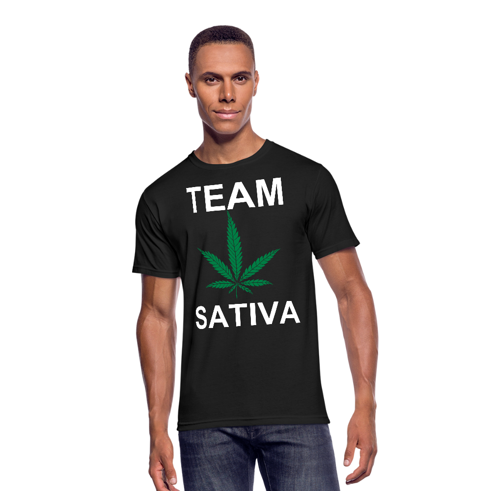 Team Sativa Men's Organic T-Shirt - black