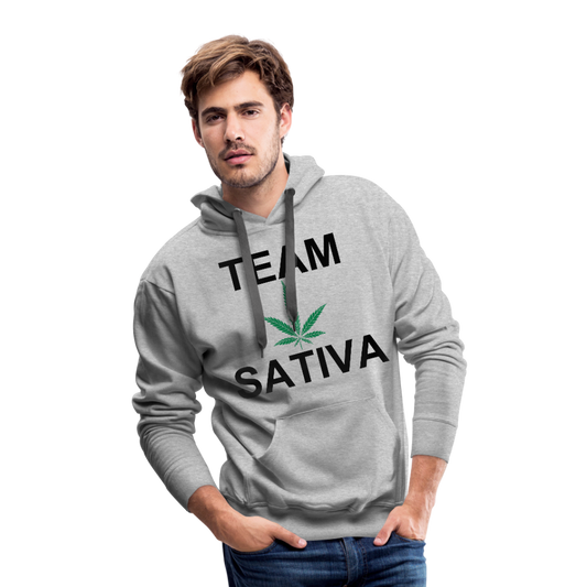 Team Sativa Men’s Hoodie - heather gray