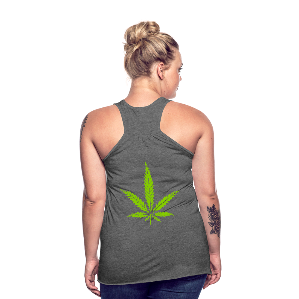 Team Sativa Women's Flowy Tank Top - deep heather