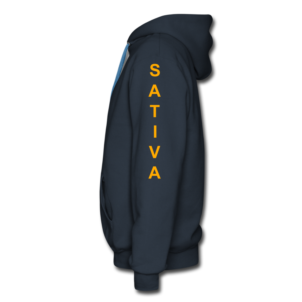 Team Sativa Men’s Hoodie - navy