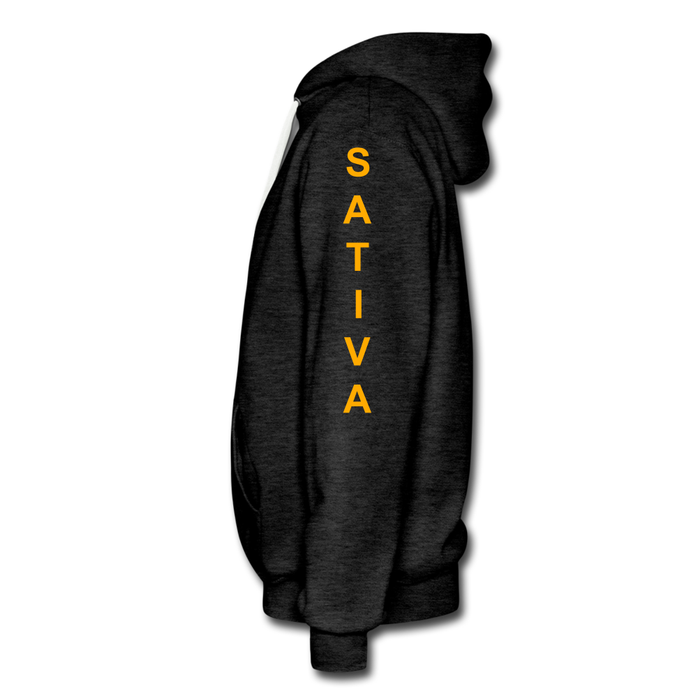 Team Sativa Men’s Hoodie - charcoal gray