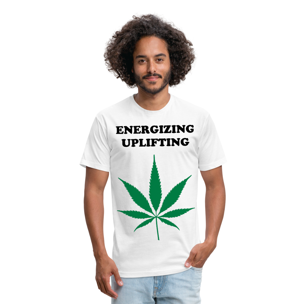 Fitted Cotton/Poly T-Shirt by Next Level - white
