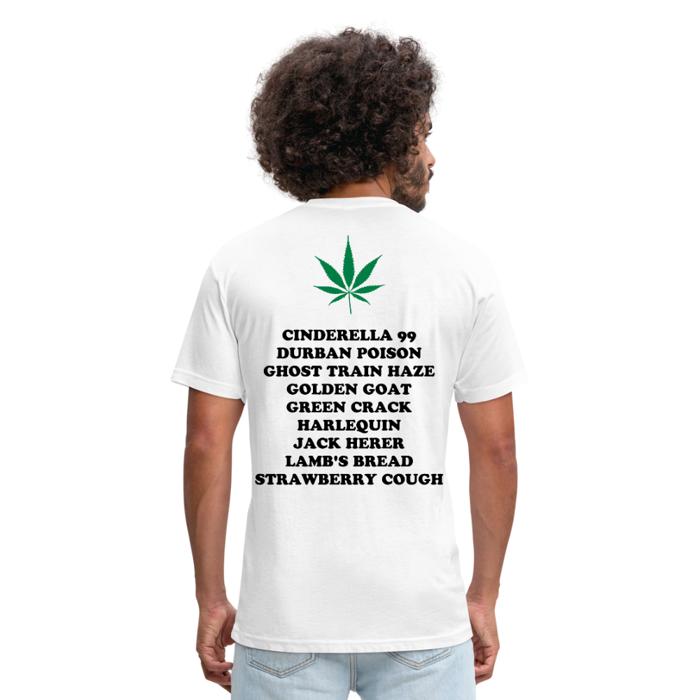 Fitted Cotton/Poly T-Shirt by Next Level - white