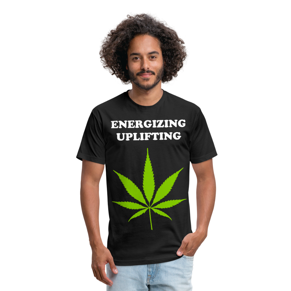 Fitted Cotton/Poly T-Shirt by Next Level - black
