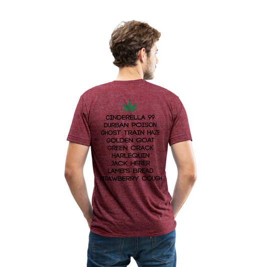 Unisex Tri-Blend T-Shirt - heather cranberry