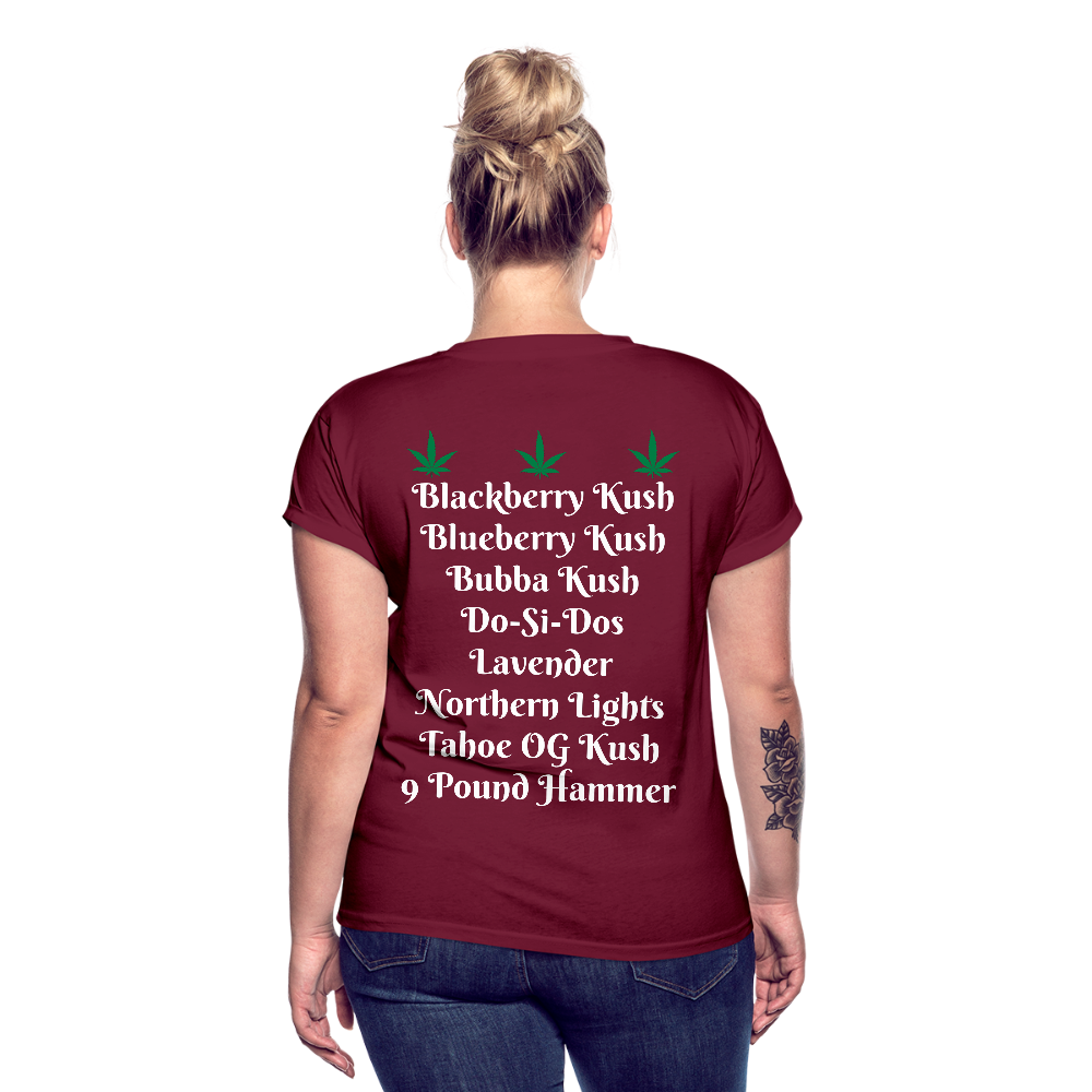 Women's Relaxed Fit T-Shirt - burgundy